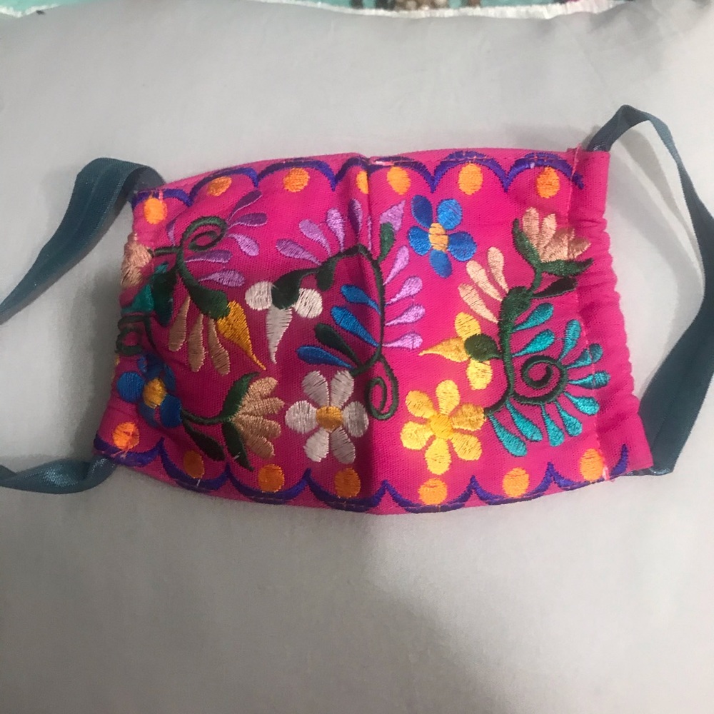 Kids embroidered face mask